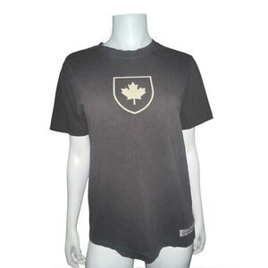 Red Canoe Canada Heritage Collection Logo Slate T-Shirt Mens Small EUC